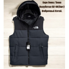 Чоловічий зимовий жилет. Розмір напівбатал 52–60. Єврозима/зима. Ростовка 5 шт.
