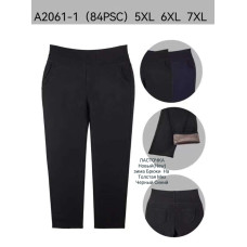 Жіночі зимові брюки Ластівка A2061-1 на товстому хутрі. Теплі, м’які, зручні. Батальні розміри: 5XL–7XL.