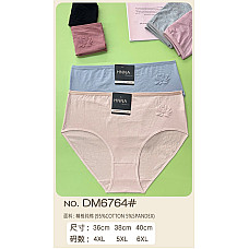 Жіночі бавовняні труси батал HNNA DM6764 (4XL, 5XL, 6XL)