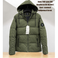 Чоловіча зимова куртка (батал). Розміри 52–62. Кольори: чорний, темно-синій, зелений. Упаковка — 6 шт ростовка.