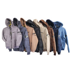 Дитяча кофта на блискавці з капюшоном. Теплий фліс, трикотаж пенье. Турецька тканина. Вік: 7–12 років. Розмір: 36–44. Упаковка — 5 шт.