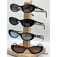 Сонцезахисні окуляри Gucci Style P824, вузька овальна оправа, поляризовані лінзи