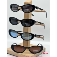 Сонцезахисні окуляри Gucci Style P824, вузька овальна оправа, поляризовані лінзи