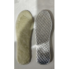 Устілки зимові тришарові (Хутро + Фольга), розмірний ряд 36–46, упаковка 55 пар