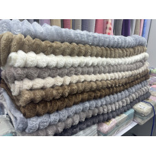 Плед Королівський Шарпей, екстра-широка смуга 4 см, розмір 150x200 см (Півторачка)