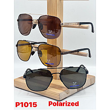 Окуляри сонцезахисні P1015 Polarized, лінза антивідблиск, дужка флекс, чоловічі, опт