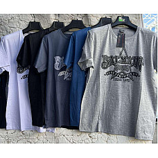 Футболка чоловіча , розміри XL-3XL, мікс кольорів, упаковка 5/10 шт., опт