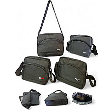 Сумка 18 * 20 * 6 см, змішана нейлонова тканина, месенджер через плече, унісекс, опт