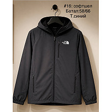 Чоловіча куртка софтшел (Softshell) з капюшоном батал (розміри 58-66) 5 шт./упак.