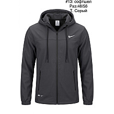 Чоловіча куртка софтшел (Softshell) з капюшоном лаконічна норма (розміри 48-56) 5 шт./упак.