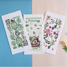 Купити Серветки Мікрофібра Плюшеві для Кухні/Обличчя 25x50 см. 20 шт в пачці, мікс. OPT7KM Купити оптом в Україні. Замовити з доставкою