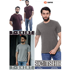 Чоловіча футболка SAMO, 100% бавовна (Узбекистан), розміри 48-56, опт