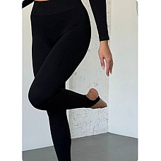 Лосіни жіночі зі штрипками в рубчик (модель 5365), розміри S-XL, опт