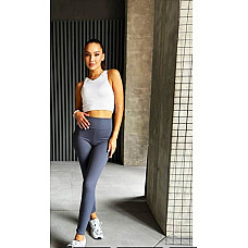 Лосіни жіночі в рубчик (модель 5225), розміри S-XL (норма), опт