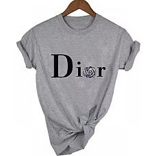 Футболка жіноча з принтом (розміри M-3XL), упаковка 5 шт., опт