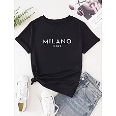 Футболка жіноча з принтом (розміри M-3XL), упаковка 5 шт., опт