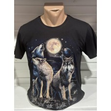 Чоловіча футболка туреччіна норма S M L XL XXL опт чорна
