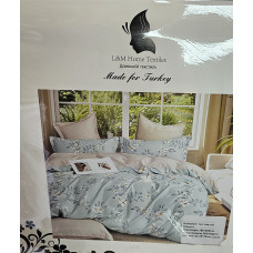 Комплект постільної білизни з pure cotton ФЛАНЕЛЬ Підковдра 200×230 см, простирадло 230×250 см, наволочки 70×70 см та 50×70 см. Якісна тканина. Опт від 1 шт.