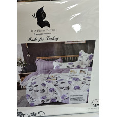 Комплект постільної білизни з pure cotton ФЛАНЕЛЬ Підковдра 200×230 см, простирадло 230×250 см, наволочки 70×70 см та 50×70 см. Якісна тканина. Опт від 1 шт.