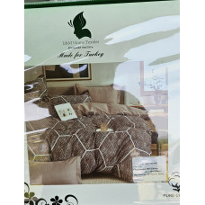 Постіль півтораспальна з pur cotton. Підковдра 150×200 см, простирадло 160×200 см, 2 наволочки 70×70 см. М’яка, натуральна тканина. Опт від 1 шт. Доставка по Україні.