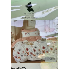 Постіль півтораспальна з pur cotton. Підковдра 150×200 см, простирадло 160×200 см, 2 наволочки 70×70 см. М’яка, натуральна тканина. Опт від 1 шт. Доставка по Україні.