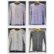 Жіночий лонгслів, фабричний Китай. Тканина: 95% бавовна. Розміри: S, M, L, XL. В упаковці 4 шт одного кольору. Базова модель на кожен день. Зручний, м’який, добре тягнеться. Опт.