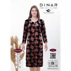 Жіночий халат термо. Розміри 2XL–5XL. Виробництво — Узбекистан. Якісна тканина, зручний крій.
