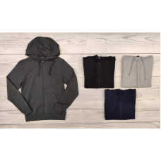 Чоловіча толстовка Beki 806 на блискавці. Розміри 48–56. Кольори: антрацит, чорний, сірий меланж, темно-синій. Виробник — Узбекистан.