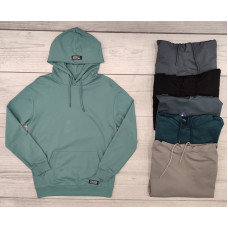 Чоловіча толстовка Beki 3869 Oversized. Розміри 48–56. Кольори: антрацит, чорний, сірий, темно-сірий, зелений, ментол. Модний оверсайз крій.