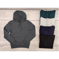 Чоловіча толстовка Beki 805. Розміри 48–56. Кольори: темно-сірий, сірий меланж, чорний, темно-синій, зелений. Зручна та стильна.