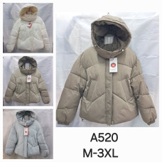 Жіноча зимова куртка з капюшоном. Розміри M–3XL. Тепла, легка, комфортна. В упаковці 5 шт одного кольору.