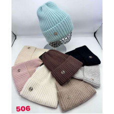 ОПТ! Жіноча Шапка Альпака #Drink Зимова Купити Оптом Opt7km