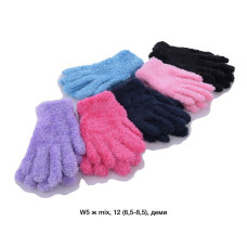 ОПТ! Дитячі Рукавички "Травка" Одинарні (7-9 років) Купити Оптом 12 пар Код W-5 Opt7km