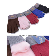 ОПТ! Жіночі Сенсорні Рукавички (Одинарні) Купити Оптом 12 пар Універсальний W9 Opt7km