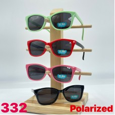 Дитячі сонцезахисні окуляри неломайки polarized опт синий рожевий жовтий фіолет чорні молочний карал сірий