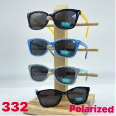 Дитячі сонцезахисні окуляри неломайки polarized опт синий рожевий жовтий фіолет чорні молочний карал сірий