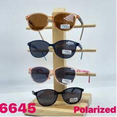 Дитячі сонцезахисні окуляри неломайки polarized опт синий рожевий жовтий фіолет чорні молочний карал сірий