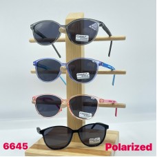 Дитячі сонцезахисні окуляри неломайки polarized опт синий рожевий жовтий фіолет чорні молочний карал сірий