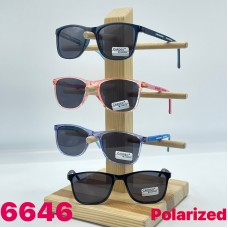Дитячі сонцезахисні окуляри неломайки polarized опт синий рожевий жовтий фіолет чорні молочний карал сірий