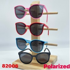Дитячі сонцезахисні окуляри неломайки polarized опт синий рожевий жовтий фіолет чорні молочний карал сірий
