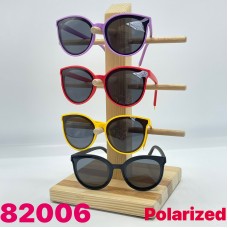 Дитячі сонцезахисні окуляри неломайки polarized опт синий рожевий жовтий фіолет чорні молочний карал сірий