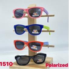 Дитячі сонцезахисні окуляри неломайки polarized опт синий рожевий жовтий фіолет чорні молочний карал сірий