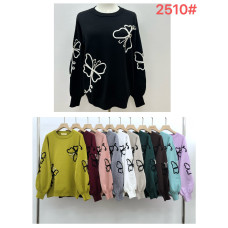 Жіночий светр , кашемір. Розмір 48-52. М’який, теплий, елегантний. Модель з високим горлом і об’ємними рукавами. Асорті кольорів.