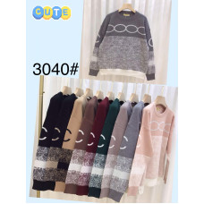 Жіночий светр , кашемір. Розмір 48-52. М’який, теплий, елегантний. Модель з високим горлом і об’ємними рукавами. Асорті кольорів.