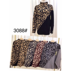 Жіночий светр , кашемір. Розмір 50–54. М’який, теплий, елегантний. Модель з високим горлом і об’ємними рукавами. Асорті кольорів.