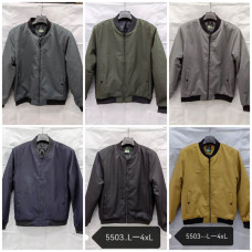 Чоловіча куртка-бомбер 5503. Розміри L–4XL. Легка, стильна та зручна. В упаковці 5 шт одного кольору.