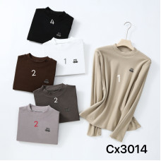 Жіночі гольфи з довгим рукавом, різні моделі (CX3011, CX3014, CX3015, CX3016). Розмір 48–52. Упаковка 12 шт. Якісна тканина, приємні до тіла, стильні дизайни.