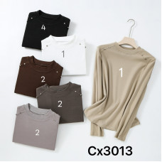 Жіночі гольфи з довгим рукавом, різні моделі (CX3011, CX3014, CX3015, CX3016). Розмір 48–52. Упаковка 12 шт. Якісна тканина, приємні до тіла, стильні дизайни.