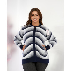 Жіноча арлина на замку з ангори. Розмір 52–54 універсальний. Утеплена, м’яка та стильна.