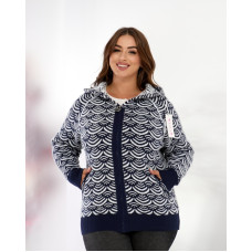 Жіноча арлина на замку з ангори. Розмір 52–54 універсальний. Утеплена, м’яка та стильна.